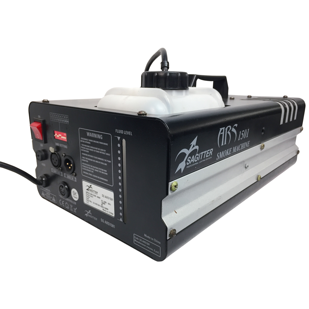 Sagitter ARS1501 – Macchina del fumo 1500 W DMX con telecomando