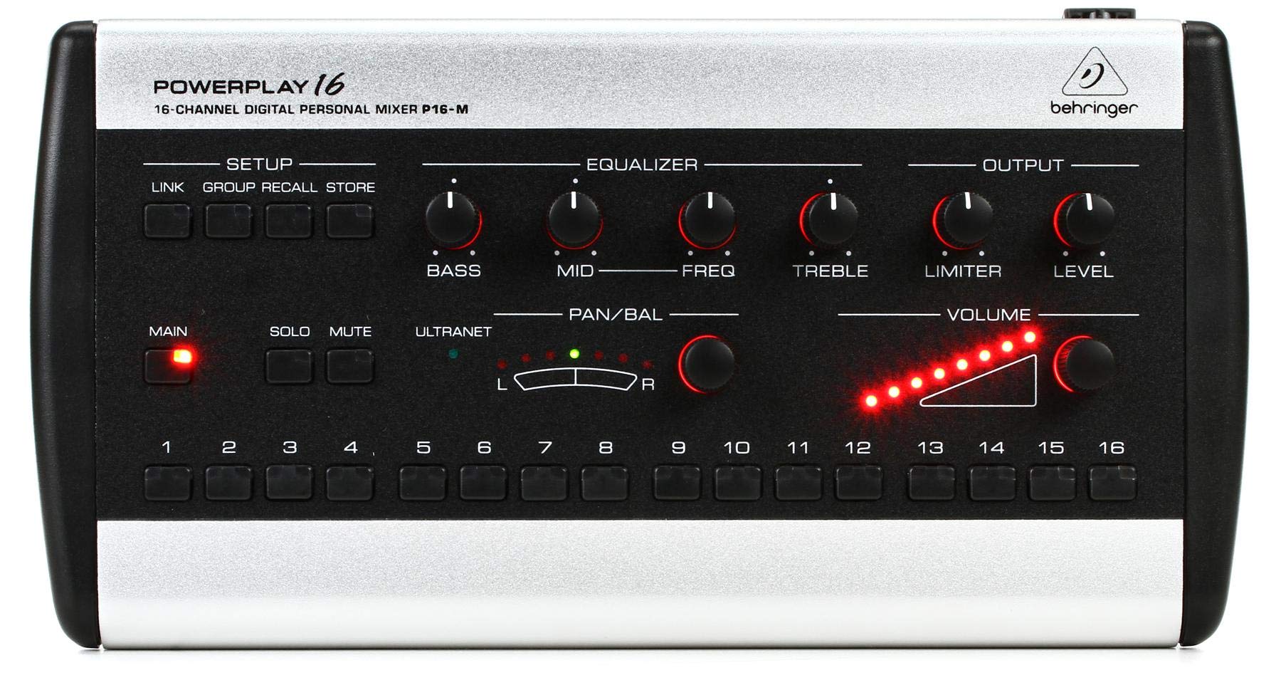 Behringer PM16-M front